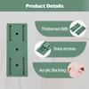 4/8 Pcs Adhesive Punch-Free Socket Holder, 2024 Upgraded Power Strip Holder Wall Mount for Home Table Wall, Self-Adhesive Desktop Socket Fixer for WiFi Routers Remote Controls (White 4 Pcs) view 3