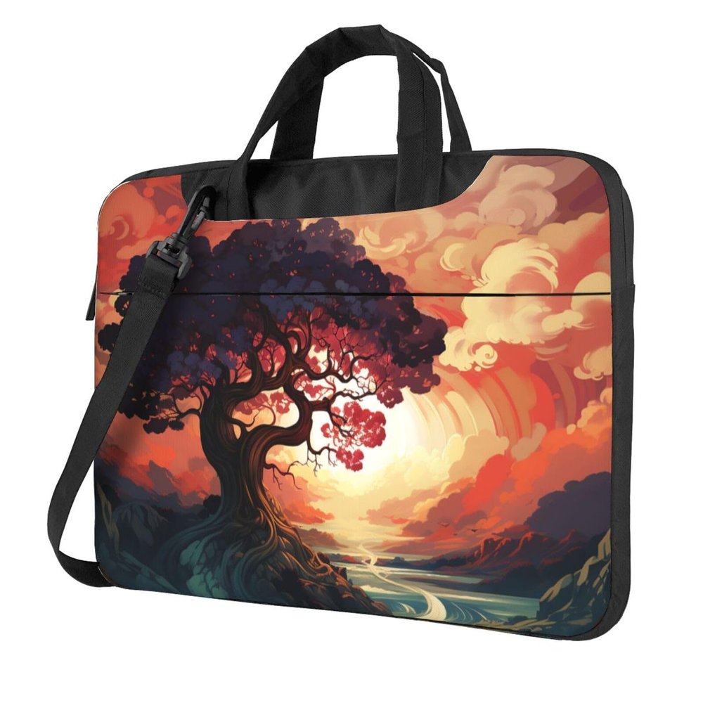 15.6 inch Laptop Tote Bag Men Women Art tree Shoulder Laptop Sleeve Briefcase Messenger Computer Bag