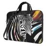13 inch Laptop Tote Bag Men Women Abstract Animal Zebra Shoulder Laptop Sleeve Briefcase Messenger Computer Bag view 1