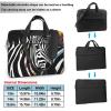 13 inch Laptop Tote Bag Men Women Abstract Animal Zebra Shoulder Laptop Sleeve Briefcase Messenger Computer Bag view 2