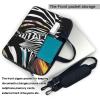 13 inch Laptop Tote Bag Men Women Abstract Animal Zebra Shoulder Laptop Sleeve Briefcase Messenger Computer Bag view 3
