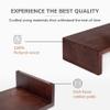 Anji Mountain Wooden Monitor Stand - Elegant Monitor Riser, Perfect Monitor Stand for Desk Organization, Durable Wood Construction monitor stands, Enhances Ergonomics and Workspace Efficiency,Walnut view 2
