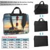13 inch Laptop Tote Bag Men Women Seaside Lighthouse Shoulder Laptop Sleeve Briefcase Messenger Computer Bag view 2