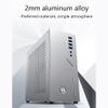GMBYLBY Aluminum Mini-ITX for Case HTPC Chassis for ITX Motherboard Home Theater Computer Box Desktop Chassis Ser Itx Computer Case, Black view 3