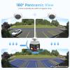 Dual-Lens 4K (8MP) TiOC Outdoor POE Camera - 2 x 4MP Duo 180 Panoramic Wide Angle AI Bullet IP Camera, Dual Color Night, Smart PSS Lite, DMSS, Active Detterence, 2-Way Audio, Human/Vehicle Detection view 3