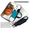 14 inch Laptop Tote Bag Men Women Pumpkin Shoulder Laptop Sleeve Briefcase Messenger Computer Bag view 3