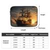 12 inch Laptop Sleeve Bag Fantasy pirate ship Laptop Bag Shockproof Computer Carrying Cover Slim Briefcase Handbag view 2