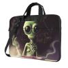 15.6 inch Laptop Tote Bag Men Women Alien Smoke Shoulder Laptop Sleeve Briefcase Messenger Computer Bag view 1