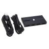 GMBYLBY USB 3.0 Switch Selector 4 Ports 2 Computers Switcher Adapter Hub for PC Printer Scanner Button 2 Cables Kvm Switch 2 Monitors 2 Computers 144hz 4 Port Displayport view 1