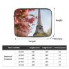 13 inch Laptop Sleeve Bag Paris Eiffel Tower Flower Laptop Bag Shockproof Computer Carrying Cover Slim Briefcase Handbag view 2