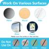 Abnii 100PCS Adhesive Cable Clips, Wire Holder Organizer, Cord Management, Cable Staples, Christmas String Lights, White, Small view 3