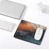 Mousepad 7.9"x9.4" Gaming Mousepads Non-Slip Mousemat Small Portable Mousepas Rain on Glass Mousepad for Laptop Office Home view 4