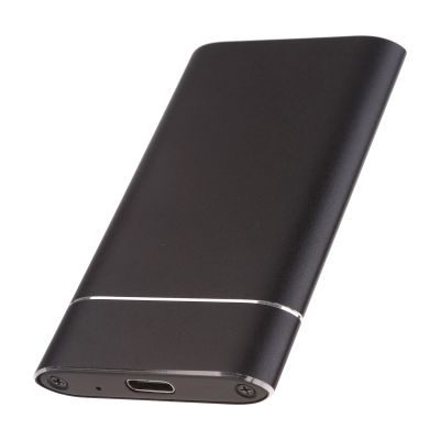 GMBYLBY Aluminum Alloy Mini-SATA SSD to USB3.1/3.0 Type-C for Case Enclosure for 1.8 Inch Sata3 Box Portable Hard Drive Case Small