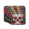 10 inch Laptop Sleeve Bag Colorful Sugar Skull Laptop Bag Shockproof Computer Carrying Cover Slim Briefcase Handbag view 3