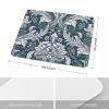 Mousepad 7.9"x9.4" Gaming Mousepads Non-Slip Mousemat Small Portable Mousepas White Pattern Mousepad for Laptop Office Home view 2