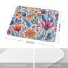 Mousepad 7.9"x9.4" Gaming Mousepads Non-Slip Mousemat Small Portable Mousepas Vibrant Flower Mousepad for Laptop Office Home view 2