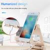 GMBYLBY Foldable Tablet Stand Portable Aluminum Holder for Tablet and Smartphones Multi-Angle Lazy Stand Adjustable Vertical Laptop, black view 4