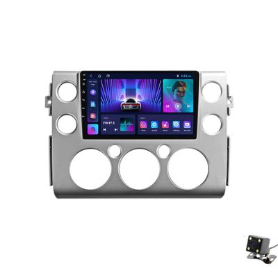 ADMLZQQ Android 12 Head Unit 2 Din Car Stereo Sat Nav for Toyota FJ Cruiser J15 2006-2020 Radio GPS Navigation 9'' MP5 Multimedia Video Player FM Receiver Support 4G SIM 5G WiFi SWC,M100cp