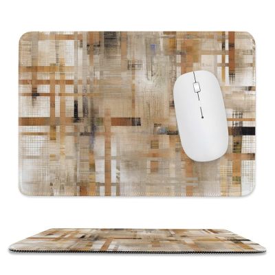DJUETRUI Mousepad 7.9""x9.4"" Gaming Mousepads Non-Slip Mousemat Small Portable Mousepas Rustic Abstract Style Mousepad for Laptop Office Home