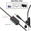 GMBYLBY USB Headset with Microphone Single-Sided Computer Headphone Lightweight Call Center Headset for PC/Laptop/Computer Telephone Headsets for Office Phones with Microphone view 4