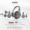 BAFONGCINE SYNCO XTalk X5 Wireless Headset Intercom System,2.4GHz Full Duplex 350M/1148FT Real-time Monitoring,20-Hour Battery Life Telephone Headsets for 5-Person Team Communication view 2