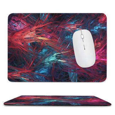 DJUETRUI Mousepad 7.9""x9.4"" Gaming Mousepads Non-Slip Mousemat Small Portable Mousepas Blue Background Mousepad for Laptop Office Home