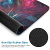 DJUETRUI Mousepad 7.9""x9.4"" Gaming Mousepads Non-Slip Mousemat Small Portable Mousepas Blue Background Mousepad for Laptop Office Home view 3