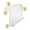 GMBYLBY Pad Treadmill Holder E-Book Reading Display Stand Acrylic Clear Shelf for Exercise Equipment Acrylic Clear Shelf view 3