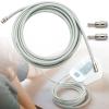 Extension Hose with Metal Ends, NIBP Cuff Connector, Compatible with T5 T6 T8 ipm 5 10 12 iMEC, 9.8ft Long (3m) view 1