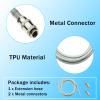Extension Hose with Metal Ends, NIBP Cuff Connector, Compatible with T5 T6 T8 ipm 5 10 12 iMEC, 9.8ft Long (3m) view 3