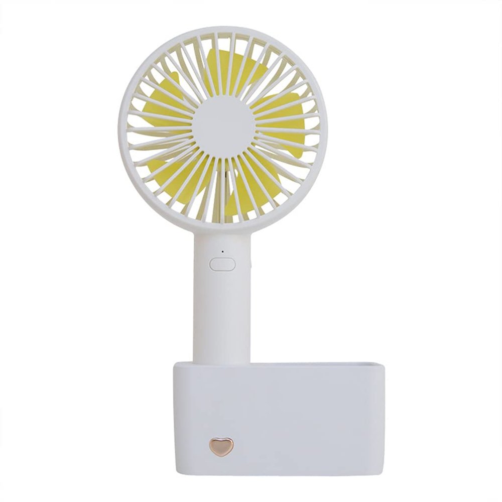 GMBYLBY USB Handheld Portable Fan Desktop Fan Portable Fan for Home Office Car Outdoor Travel 3 Speeds Blue White USB Desk Fan Quiet Small Quiet Electric Plug in Rechargeable White Blue