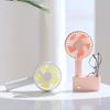 GMBYLBY USB Handheld Portable Fan Desktop Fan Portable Fan for Home Office Car Outdoor Travel 3 Speeds Blue White USB Desk Fan Quiet Small Quiet Electric Plug in Rechargeable White Blue view 2