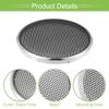 ACROPIX Universal 2" Car Speaker Grills Cover Mesh Round 2 Inch Audio Speaker Subwoofer Guard Protector Case Iron Plating Silver Tone Black - Pack of 1 view 4