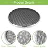 ACROPIX Universal 3" Car Speaker Grills Cover Mesh Round 3 Inch Audio Speaker Subwoofer Guard Protector Case Iron Plating Silver Tone Black - Pack of 1 view 4
