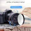 49mm UV FilterOptical Glass Filter Multi Coating Scratch Resistant/Waterproof Camera Lens Filter Compatible All 49mm Brands Camera Lens +Lens Cleaning Cloth view 3
