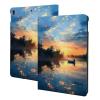 Fishing Scenic Printed Tablet Case for Ipad Air3 10.5"/Ipad Pro 10.5", Pu Leather Non-Slip Tablet Cases Shockproof Stand Cover with Auto Sleep/Wake Cover view 1