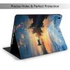 Fishing Scenic Printed Tablet Case for Ipad Air3 10.5"/Ipad Pro 10.5", Pu Leather Non-Slip Tablet Cases Shockproof Stand Cover with Auto Sleep/Wake Cover view 2