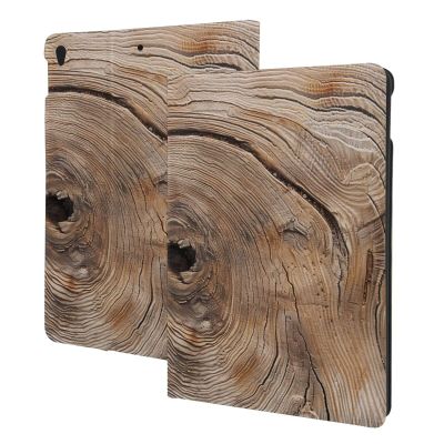 EMPYRI Wood Grain Printed Tablet Case for Ipad Air3 10.5""/Ipad Pro 10.5"", Pu Leather Non-Slip Tablet Cases Shockproof Stand Cover with Auto Sleep/Wake Cover