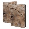 EMPYRI Wood Grain Printed Tablet Case for Ipad Air3 10.5""/Ipad Pro 10.5"", Pu Leather Non-Slip Tablet Cases Shockproof Stand Cover with Auto Sleep/Wake Cover view 1