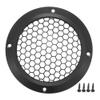 ACROPIX Universal 4" Car Speaker Grills Cover Mesh Round 4 Inch Audio Speaker Subwoofer Guard Protector Case with Mounting Screws Iron Aluminum Alloy Black - Pack of 1 view 1
