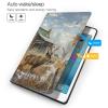 EMPYRI Deer Hunting Printed Tablet Case for Ipad Air3 10.5""/Ipad Pro 10.5"", Pu Leather Non-Slip Tablet Cases Shockproof Stand Cover with Auto Sleep/Wake Cover view 3