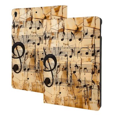 EMPYRI Music Note Print Printed Tablet Case for Ipad Air3 10.5""/Ipad Pro 10.5"", Pu Leather Non-Slip Tablet Cases Shockproof Stand Cover with Auto Sleep/Wake Cover