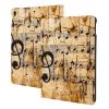 EMPYRI Music Note Print Printed Tablet Case for Ipad Air3 10.5""/Ipad Pro 10.5"", Pu Leather Non-Slip Tablet Cases Shockproof Stand Cover with Auto Sleep/Wake Cover view 1