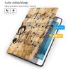 EMPYRI Music Note Print Printed Tablet Case for Ipad Air3 10.5""/Ipad Pro 10.5"", Pu Leather Non-Slip Tablet Cases Shockproof Stand Cover with Auto Sleep/Wake Cover view 3