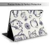 EMPYRI Hand Drawn Teapots and Cups Printed Tablet Case for Ipad Air3 10.5""/Ipad Pro 10.5"", Pu Leather Non-Slip Tablet Cases Shockproof Stand Cover with Auto Sleep/Wake Cover view 2