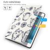 EMPYRI Hand Drawn Teapots and Cups Printed Tablet Case for Ipad Air3 10.5""/Ipad Pro 10.5"", Pu Leather Non-Slip Tablet Cases Shockproof Stand Cover with Auto Sleep/Wake Cover view 3