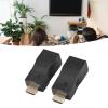 Extender Repeater Over Cat5e / 6 30m Distance Support 1080P Resolution with No Setup Required, Plug and Play, Hot Swappable for Optimized view 2