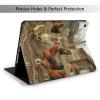 EMPYRI Farm Chickens Printed Tablet Case for Ipad 7th Generation 10.2"", Pu Leather Non-Slip Tablet Cases Shockproof Stand Cover with Auto Sleep/Wake Cover view 2