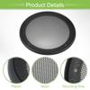 ACROPIX Universal 8" Car Speaker Grills Cover Mesh Round 8 Inch Audio Speaker Subwoofer Guard Protector Case with Mounting Screws Iron ABS Black - Pack of 1 view 4