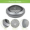 ACROPIX Universal 1.5" Car Speaker Grills Cover Mesh Round 1.5 Inch Audio Speaker Subwoofer Guard Protector Case Iron Aluminum Alloy Gray Black - Pack of 1 view 4